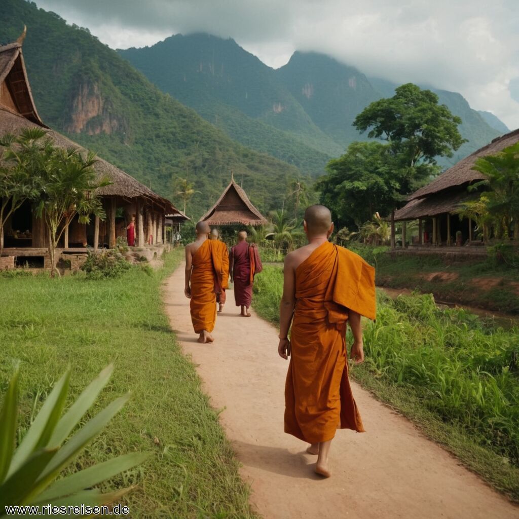 Typisch laotisch – Das macht das Land aus: Gelassenheit, Buddhismus, ländliche Tradition