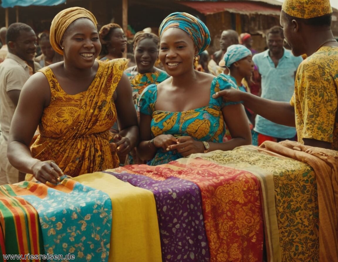 Vielfältige Handwerkskunst und Kunstwerke - Typisch ghanaisch – Das macht das Land aus: Optimismus, bunte Kultur, Gemeinschaftsgeist