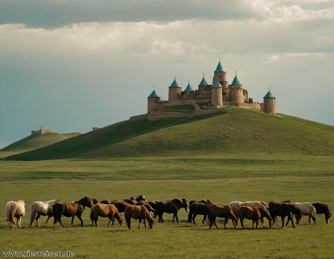 Historische Burgen und alte Festungen - Typisch kasachisch – Das macht das Land aus: Nomadentradition, Weite, kulturelle Mischung
