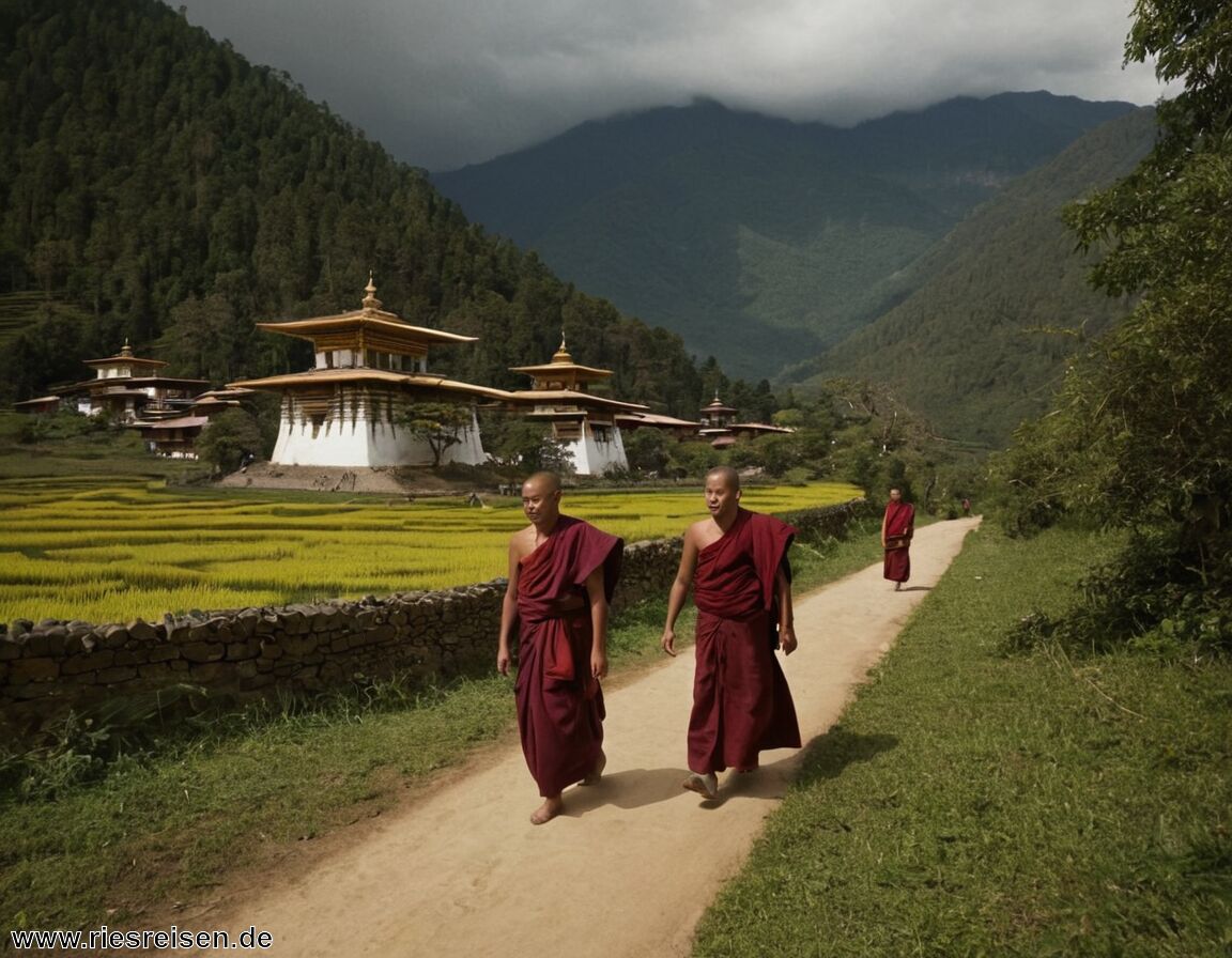 Leben im Einklang mit der Natur - Typisch bhutanisch – Das macht das Land aus: Fokus auf Glück statt Wachstum, buddhistische Werte, Naturschutz