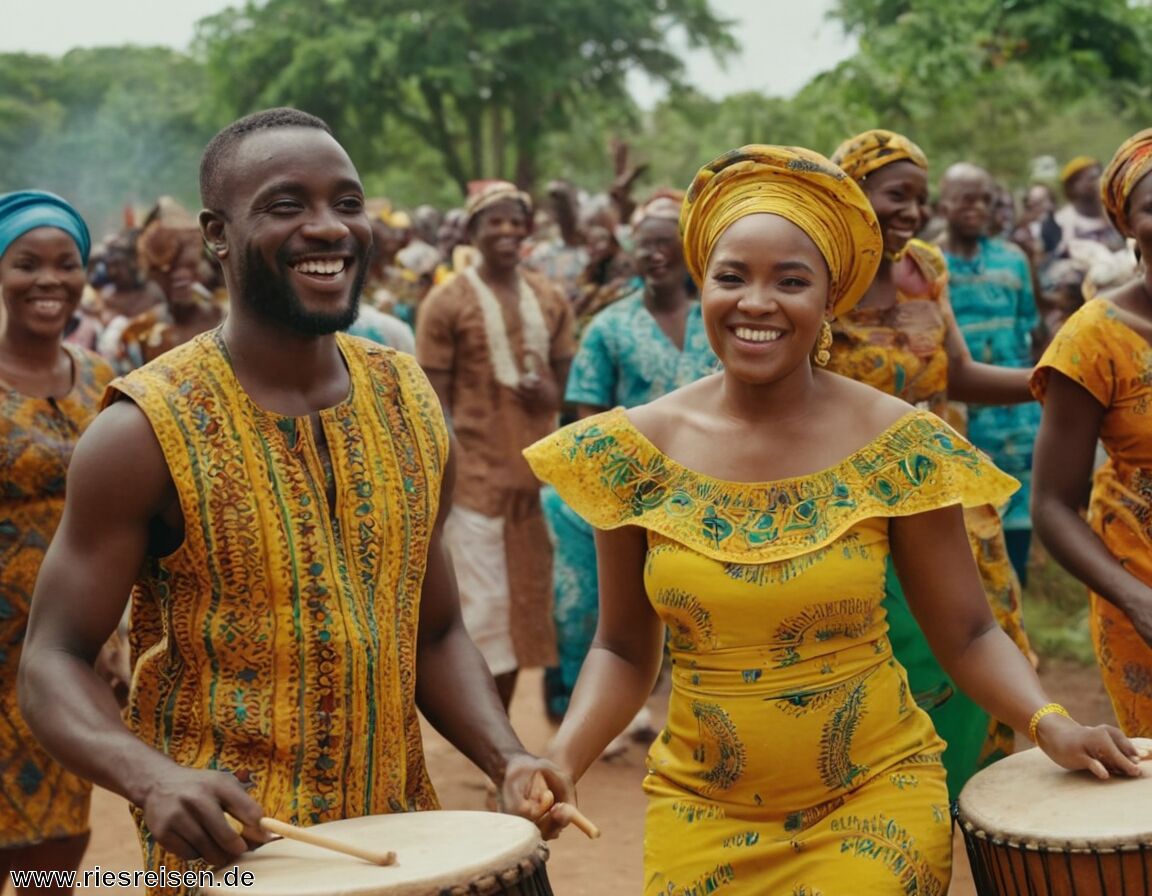Optimistische Einstellung zum Leben - Typisch ghanaisch – Das macht das Land aus: Optimismus, bunte Kultur, Gemeinschaftsgeist