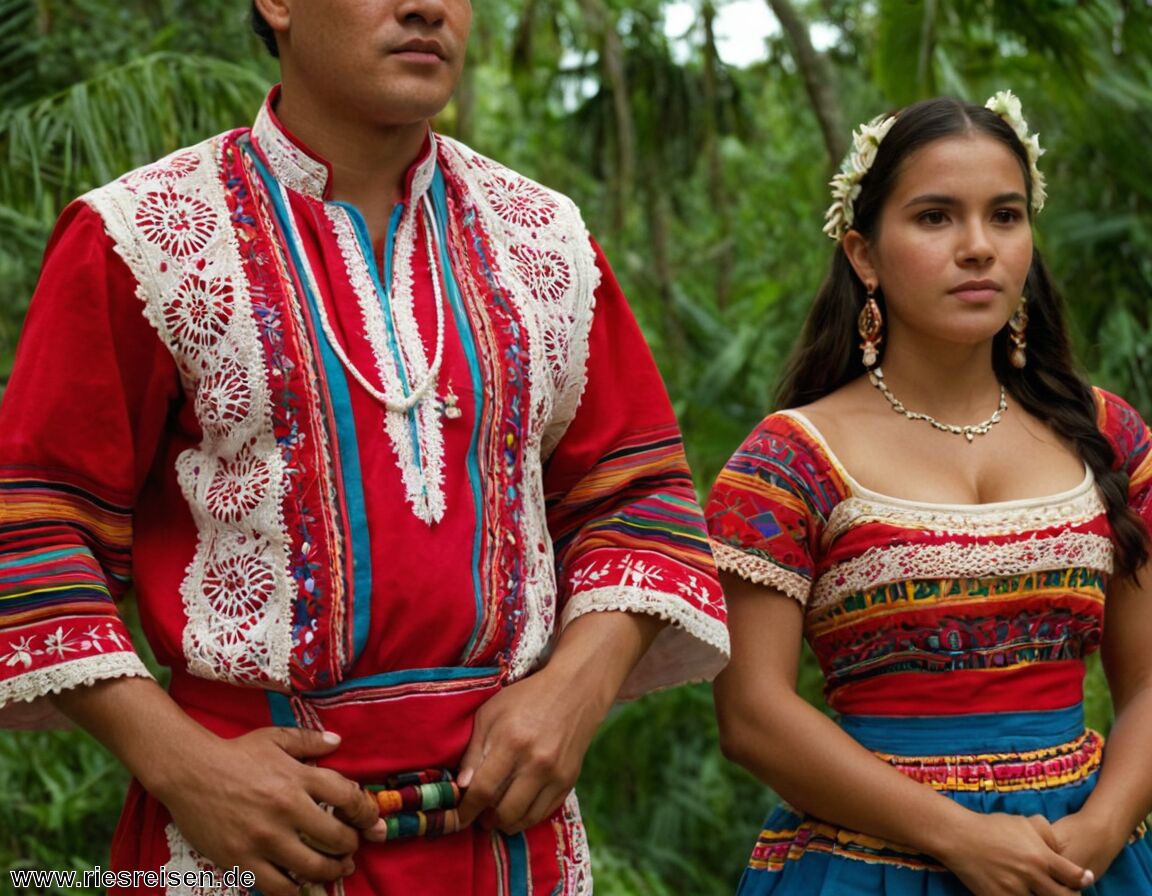 Traditionelle Kleidung spiegelt indigene Wurzeln wider - Typisch honduranisch – Das macht das Land aus: indigene Wurzeln, karibische Einflüsse, Natur