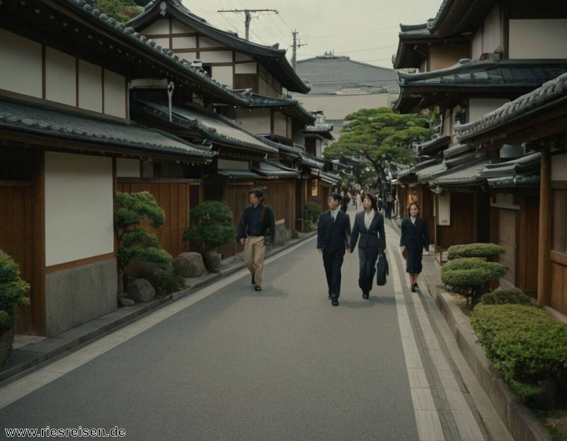 Sauberkeit und Ordnung im öffentlichen Raum - Typisch japanisch – Das macht das Land aus: Respekt, Tradition und technologische Präzision