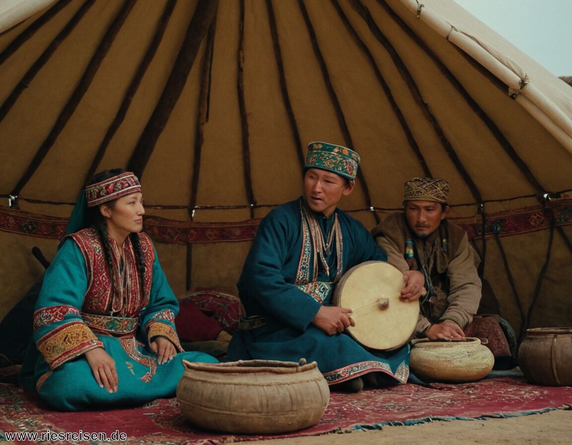 Handwerkskunst und traditionelle Musik - Typisch kasachisch – Das macht das Land aus: Nomadentradition, Weite, kulturelle Mischung