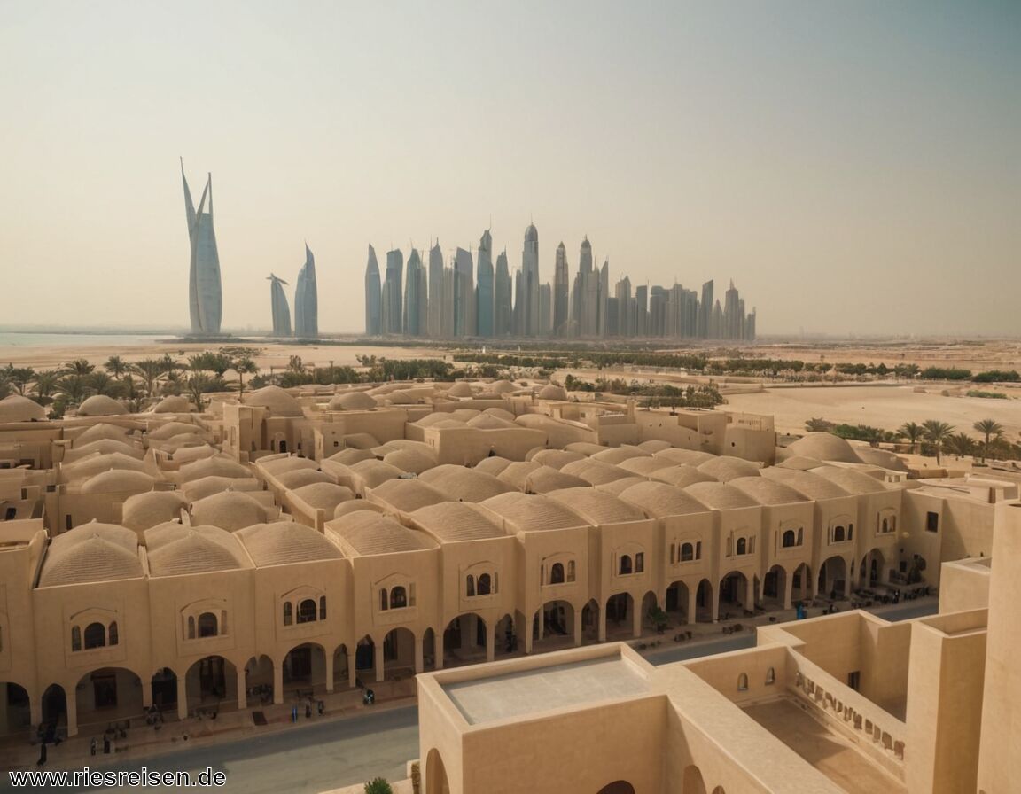 Ausbau des Tourismus sektors - Typisch katarisch – Das macht das Land aus: Wohlstand, Moderne, arabische Tradition