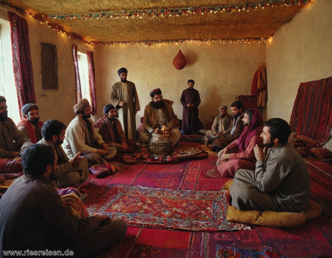 Farbenfrohe Feste und Bräuche prägen das Alltagsleben - Typisch afghanisch – Das macht das Land aus: jahrtausendealte Geschichte, traditionelle Gastfreundschaft, Teppichkunst und eine stark gemeinschaftsorientierte Kultur